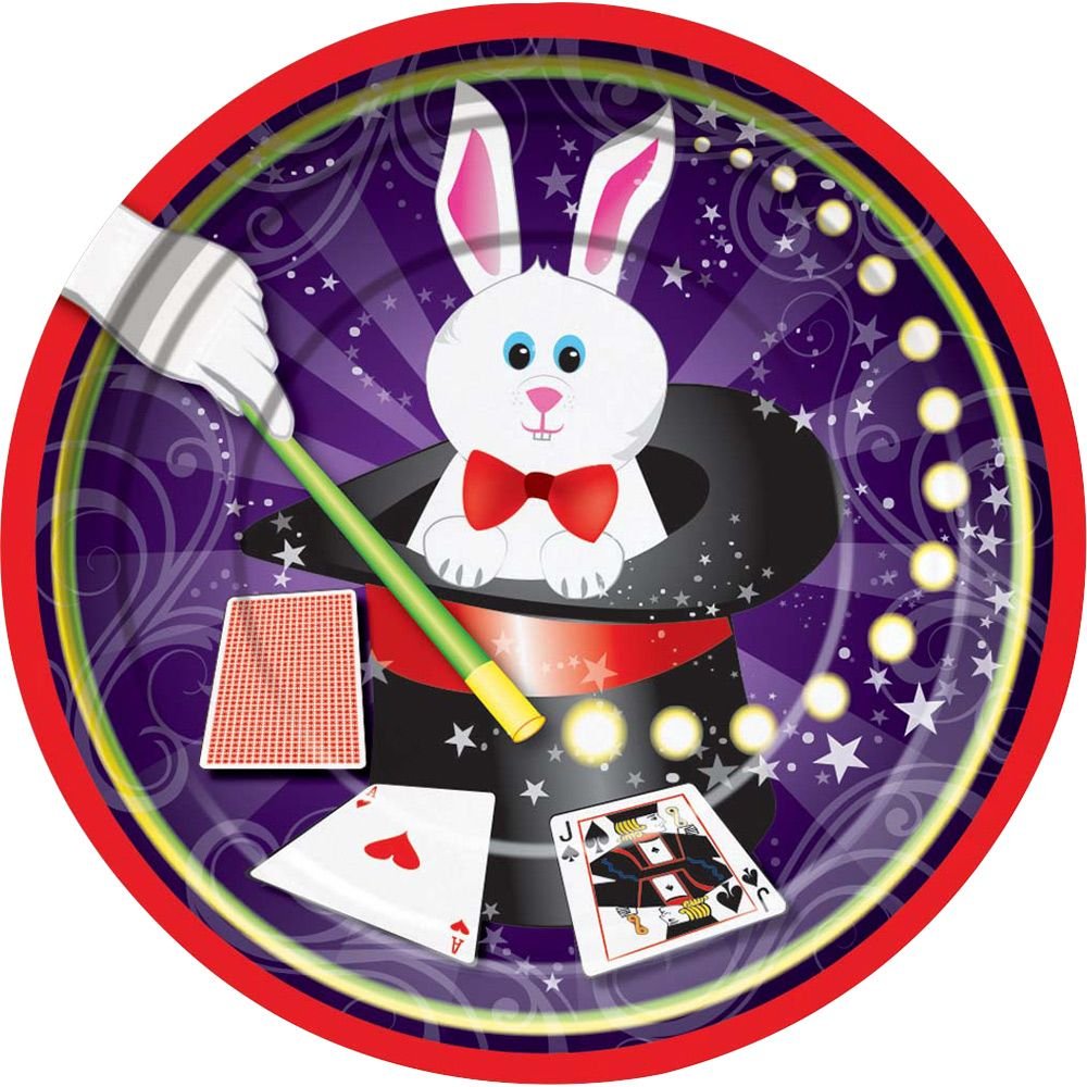 Forum Novelties BB72429 Magic Luncheon Plates, 9 in.