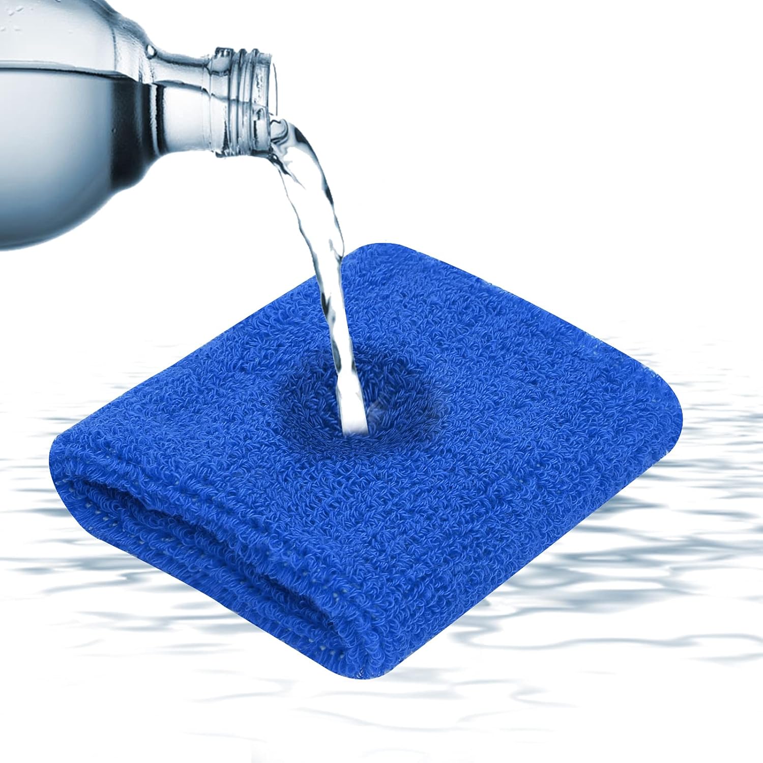 Yolev 3Pieces Sweatband Set, Sports Headband and Wristbands, Set of 1 Headband and 2 Wristbands, for Athletic Men and Women, Black and Neon Green, One Size(Light Green) - Image 4