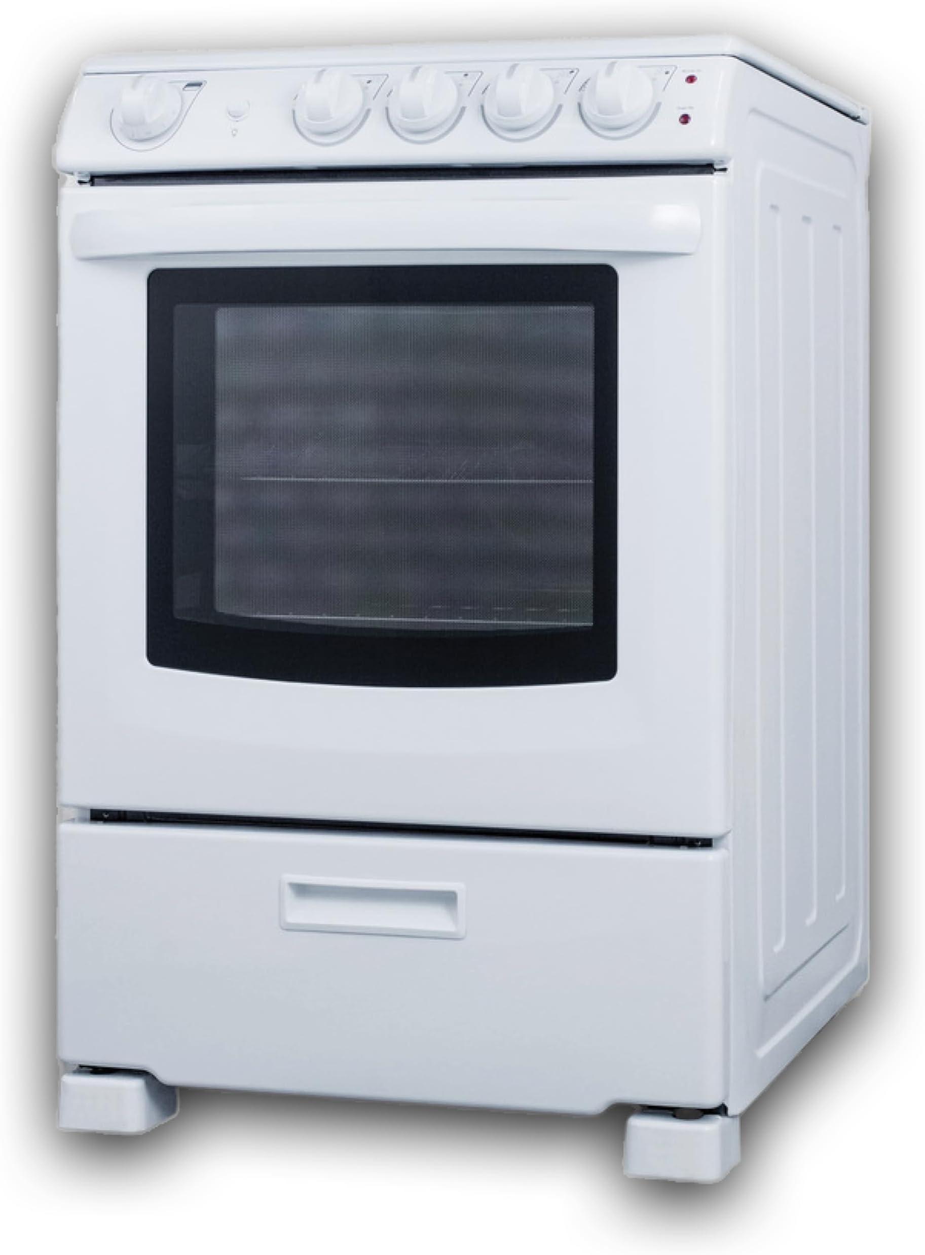 Summit 24” Electric Smooth Top Range, Large 2.9 cu.ft Oven, ADA Complaint, White- REX2421WRT