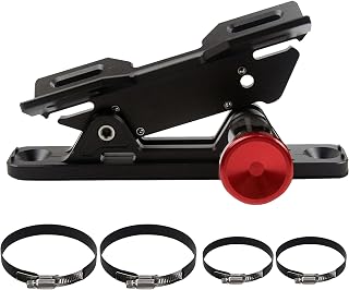 ZHILXN Quick Release Aluminum Fire Extinguisher Mount for Jeep Wrangler TJ JK JL Polaris RZR UTV Roll Bars - Adjustable Secure Holder