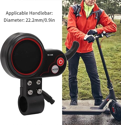 Miniatura 3 de TF‑100 Pantalla de 6 pines, duradera y cómoda, excelente fácil de instalar, pantalla 48V TF‑100, buena dureza para scooter eléctrico M4