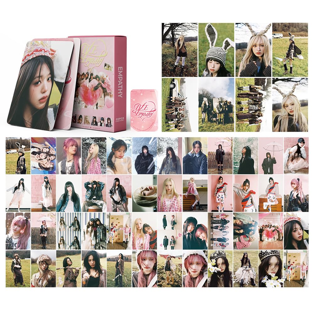 IVE Photocards, 55 sztuk kartek ze zdjęciami IVE, nowy album, koreańskie karty ze zdjęciami gwiazd, must-have dla fanów (C)