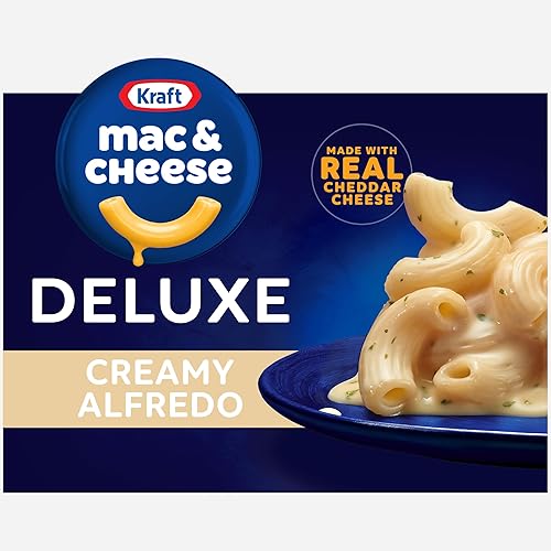 Kraft Deluxe Creamy Alfredo - Cena de macarrones y queso (caja de 11.9 onzas)