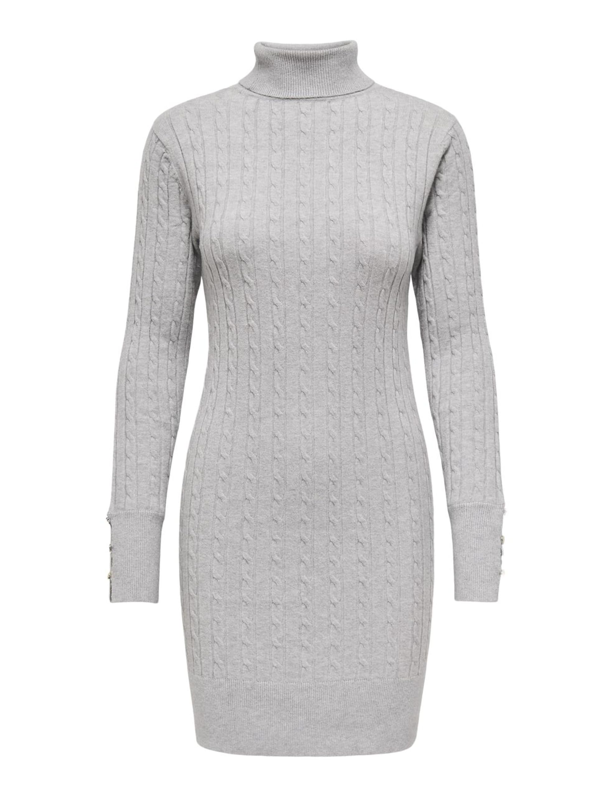 ONLY Damen Onllouis Ls Rollneck Cable Dress at KNT
