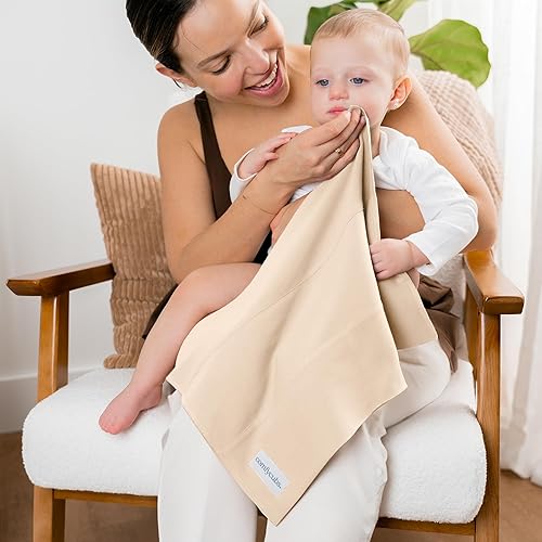 Miniatura 49 de Comfy Cubs Juego de 6 paños para eructos para bebés, grandes, 6 capas, ultra absorbentes, 100% algodón para escupir, babear y ensuciar, suaves,