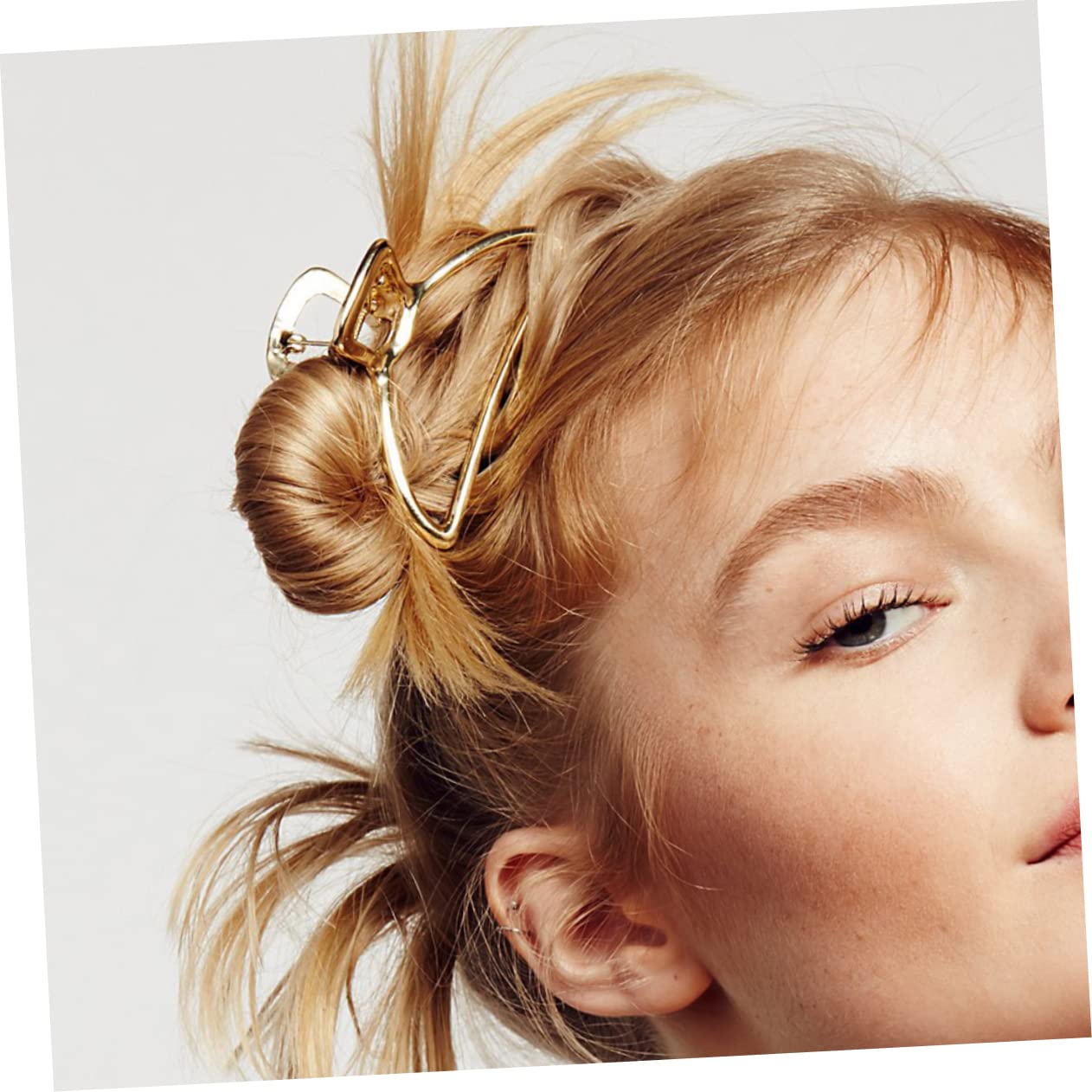 FRCOLOR 9stücke Große Haarklammern Matte Haarspangen Für Damen Roségold Glänzendem Gold Und Silber Rutschfest Und Stylisch Für Hochzeiten Und Partys