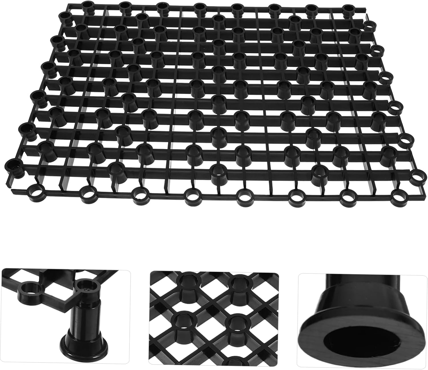 Milisten 4pcs Fish Tank Divider Tray Aquarium Bottom Plate Isolation Boards for Separator for Betta Fish and Aquarium Landscaping