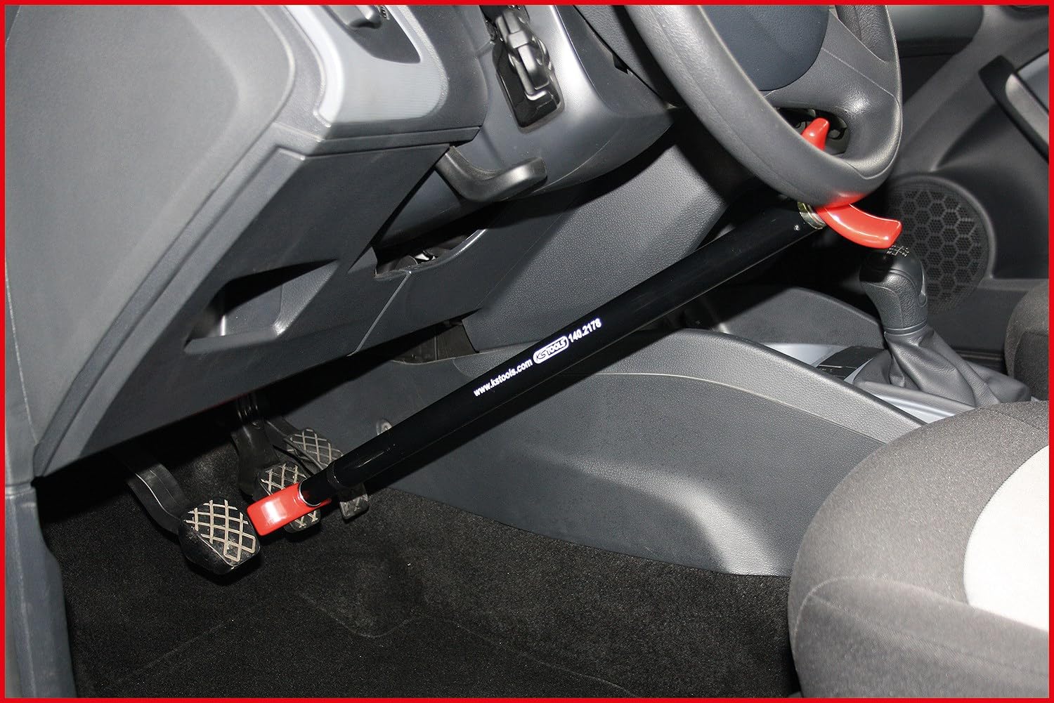 KS Tools 140.2178 Teleskop-Motorhauben- und Heckklappenstütze, 64-109cm