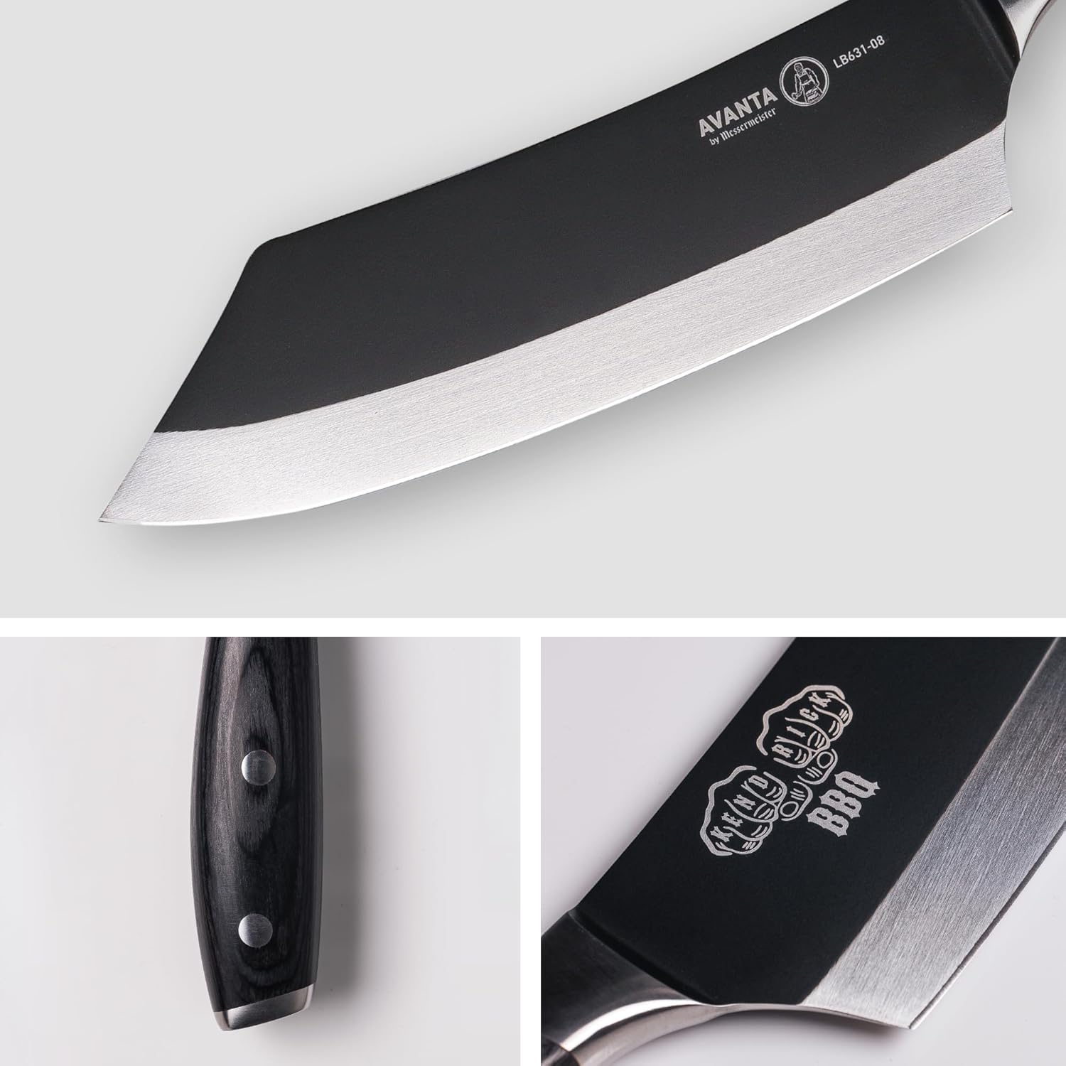 Messermeister Avanta Forged 8” Kendrick BBQ Knife - German X50 Stainless Steel - Rust Resistant & Easy to Maintain
