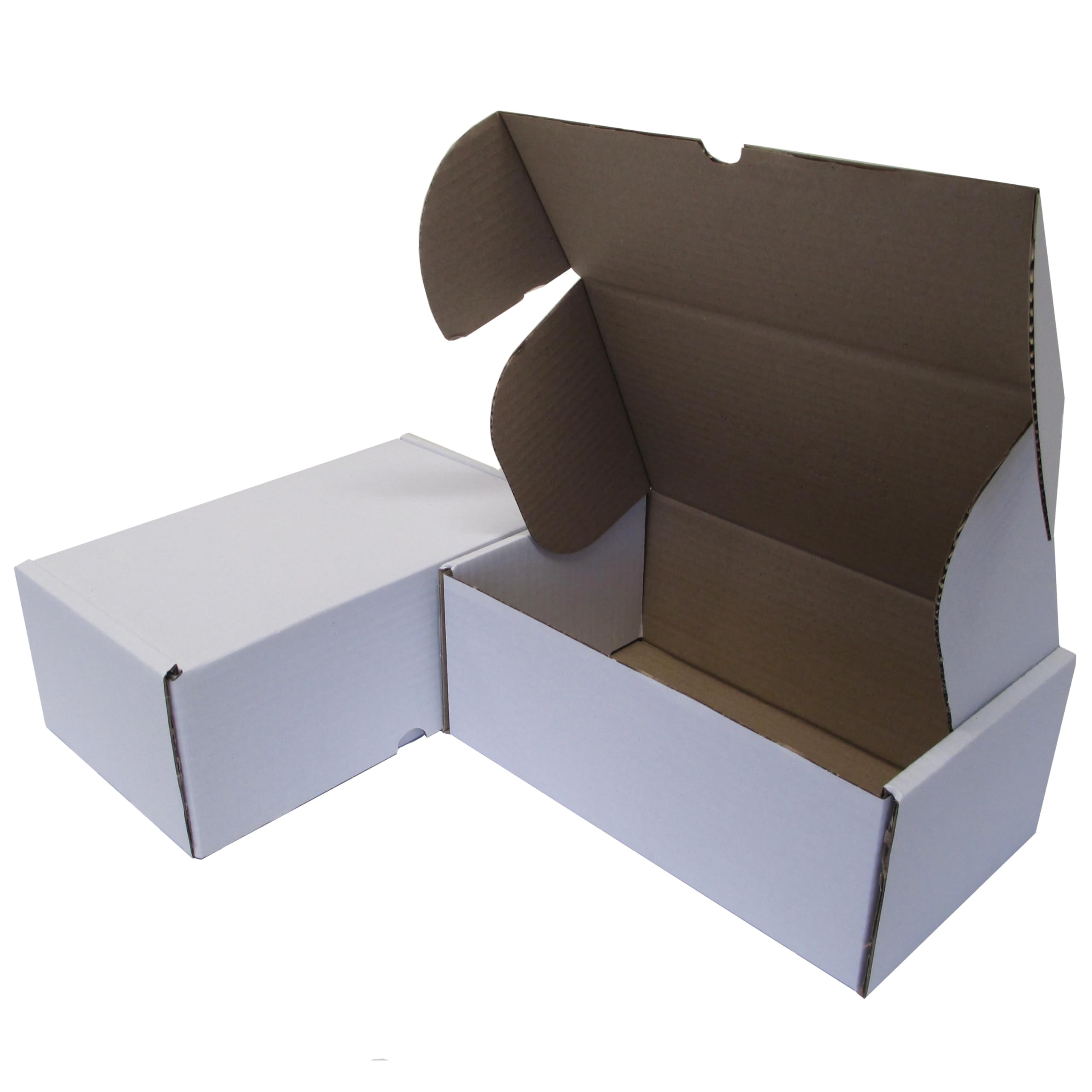 W.e. Roberts White Postal Boxes Cardboard Boxes For Posting 30X25x10cm (12"X10"X4") Parcel Box, Shipping Boxes, Cardboard Box, Packaging Boxes, Postage Boxes (Pack Of 20)