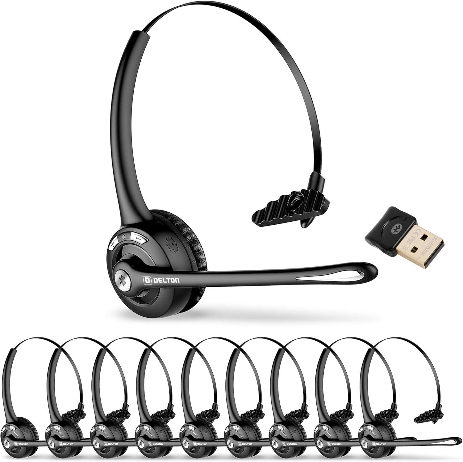 Delton Trucker Bluetooth Headset, Wireless Headphones w
