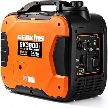 3800W Low Noise Gas Inverter Generator Fuel Saving Portable RV Camping Outdoor Use