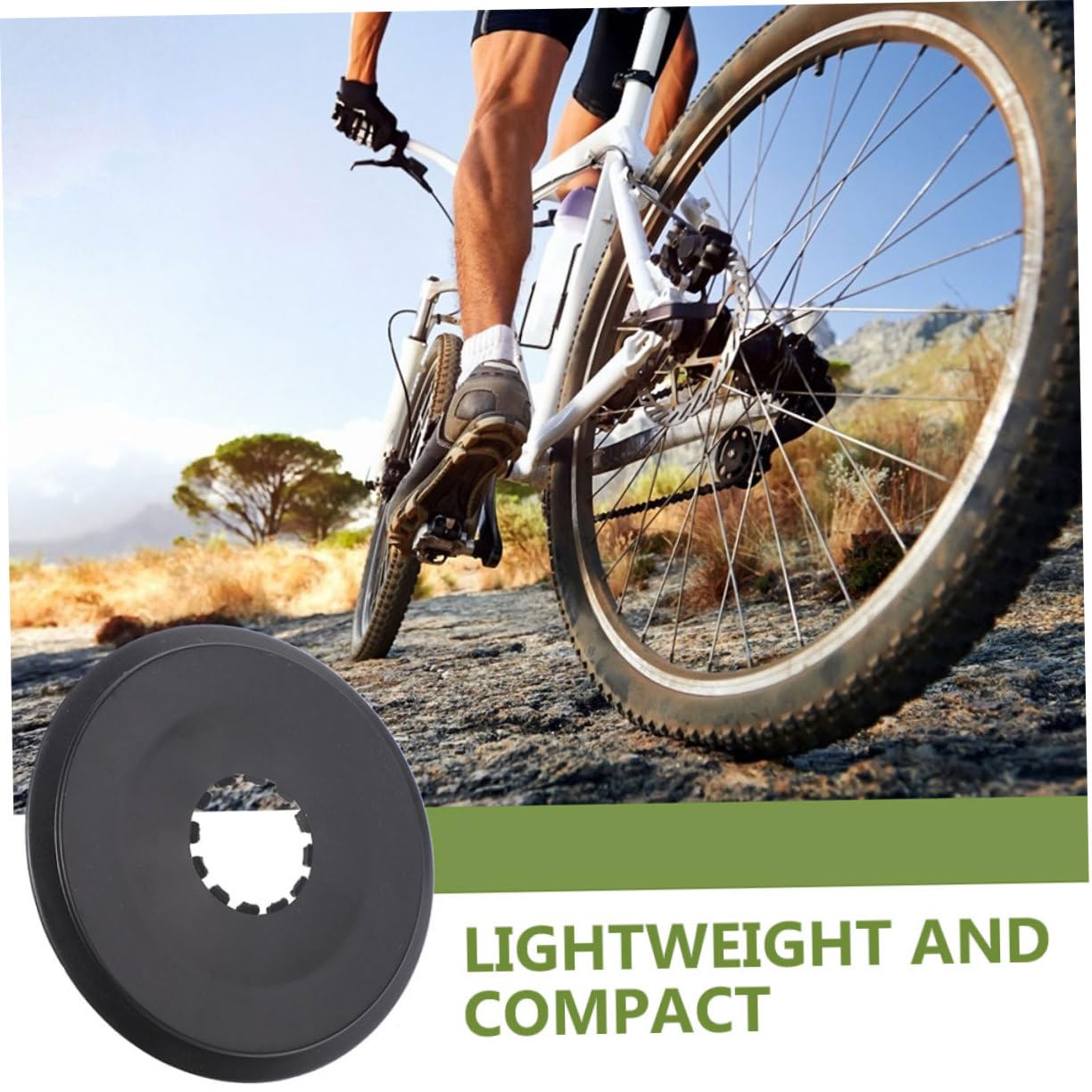 Happyyami Bicycle Wheel Set Protection 12pcs Bike Sprocket Guard Chainring Guard for Mountain Bike Rear Derailleur