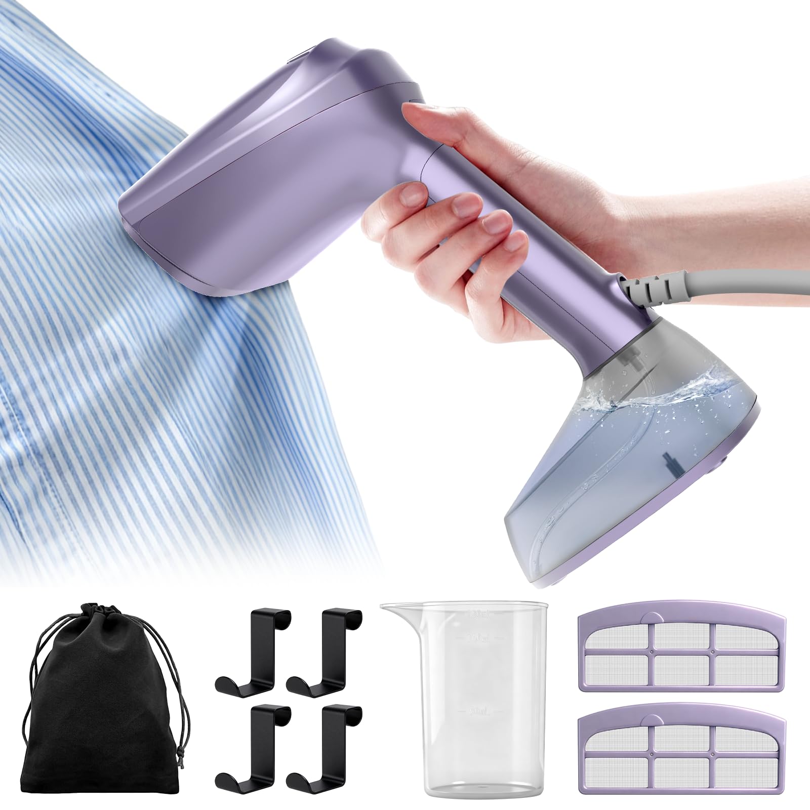 Mxnsewr Handheld Vacuum Steamer
