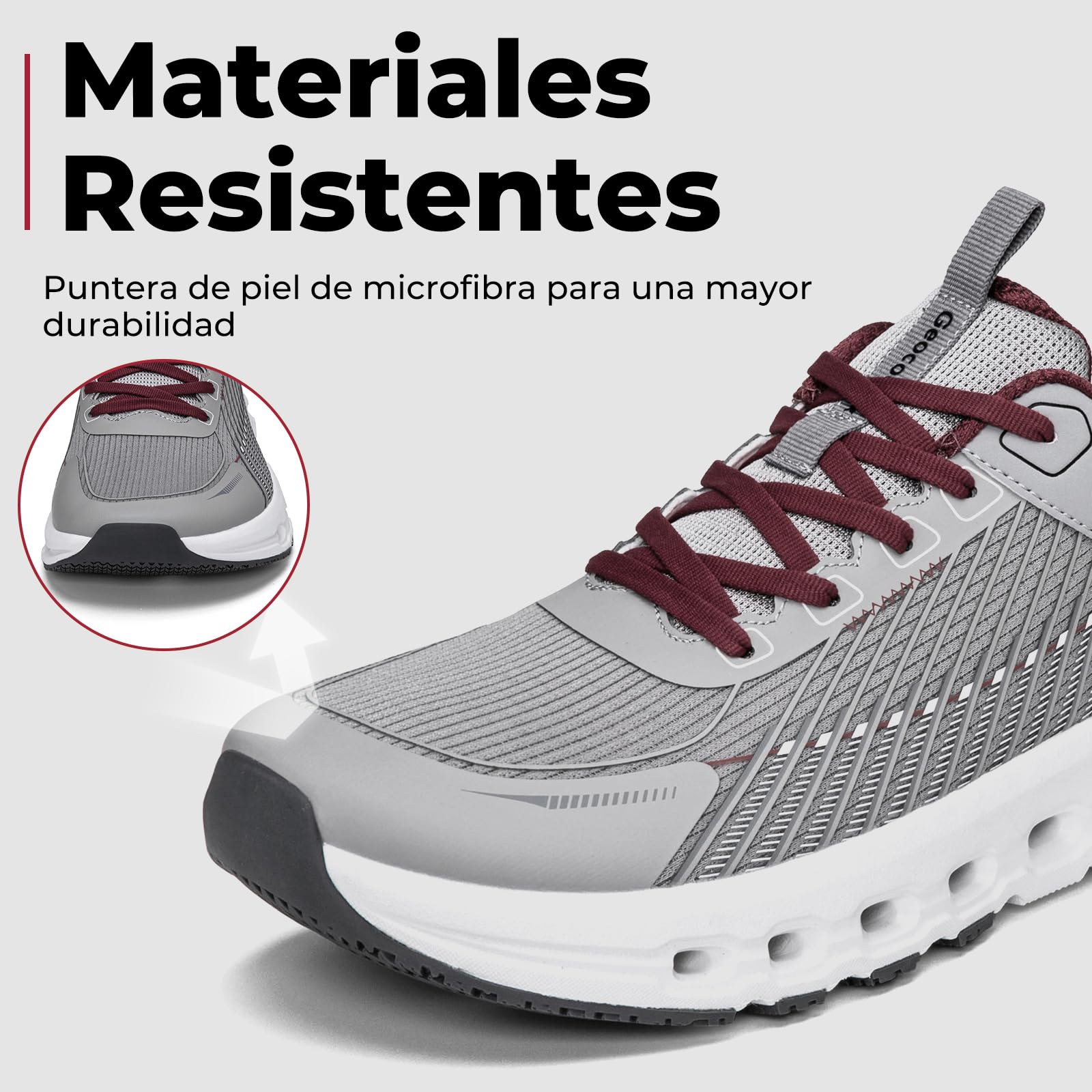 Zapatillas Anchas Hombre Zapatos Deportivos | Casual Zapatillas, Caminar Sneakers, Transpirables, Antideslizante, Amortiguación, Ligeras cómodas, para Correr, Uso Diario