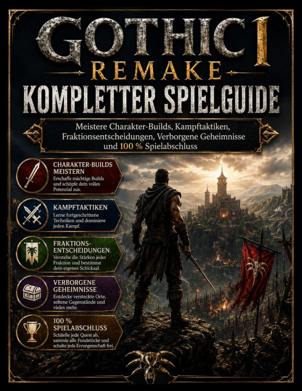 GOTHIC 1 REMAKE VOLLSTÄNDIGER SPIELANLEITUNG: Meistere Charakter-Builds, Kampftaktiken, Fraktionsentscheidungen, verborgene Geheimnisse und 100% Spielabschluss.