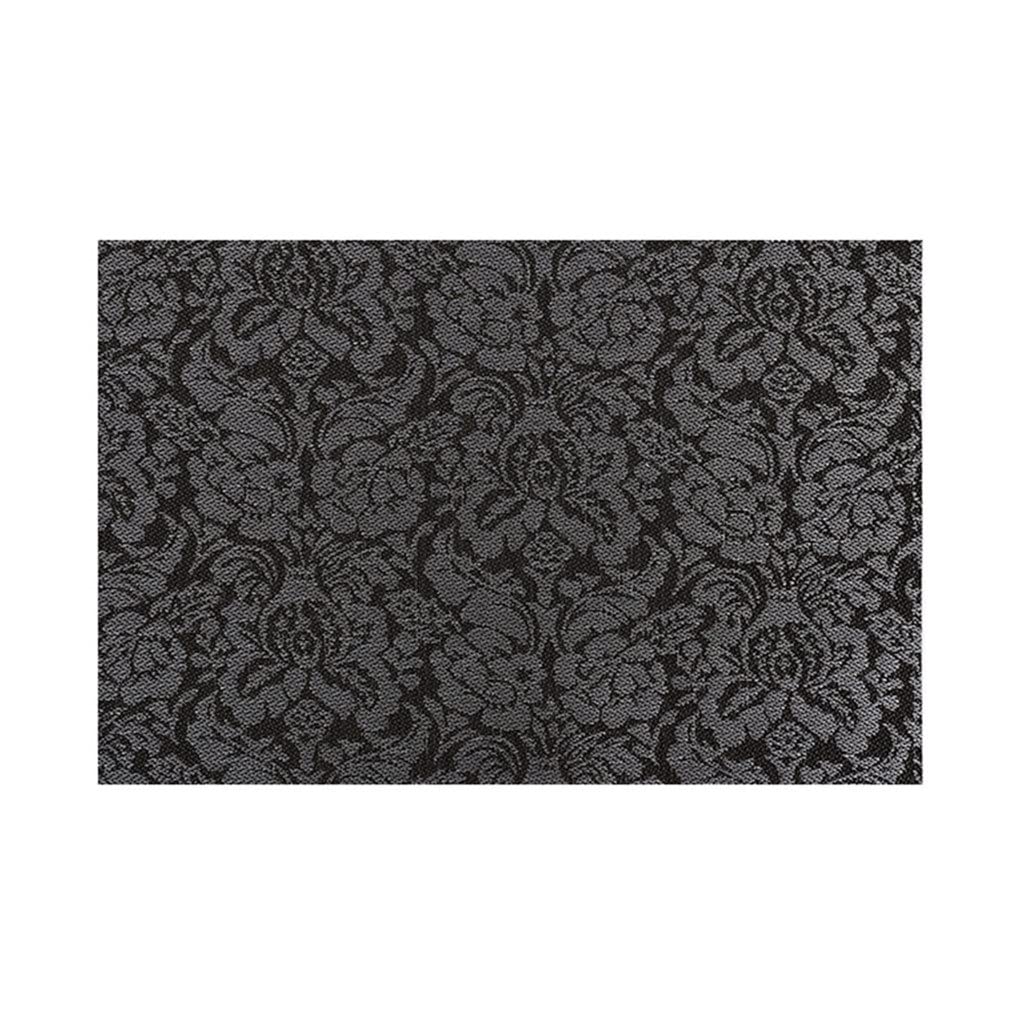Placemat en PVC Argento de 30x45cm : lot de 4 set de table jacquard rose pour repas