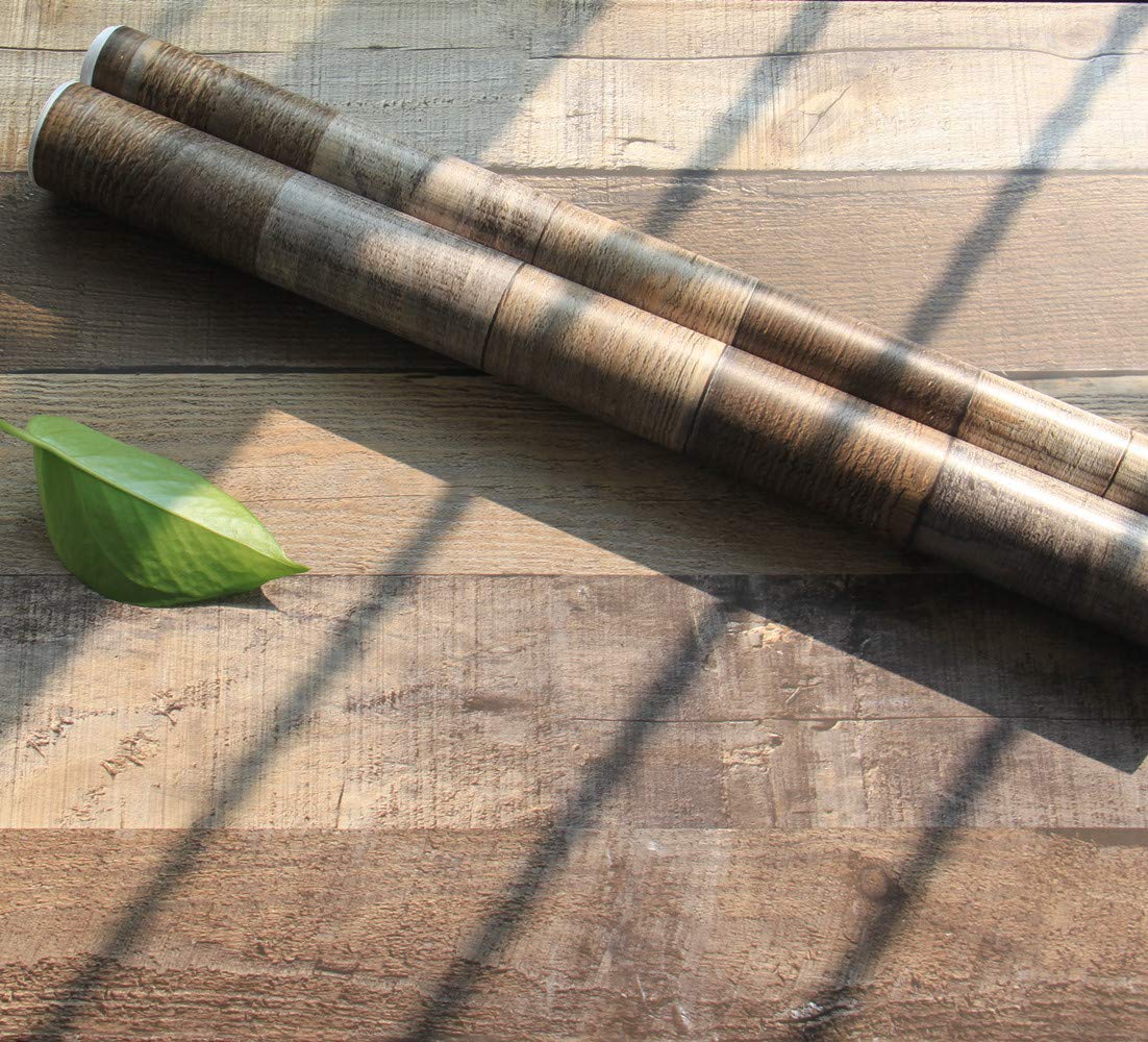 Buy Livebor Gray Wood Peel and Stick Wallpaper Shiplap Wood Wallpaper