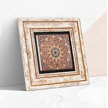Pinecone Ethnic Pattern Stone Wall Painting Framed Wall Decor Wall Art T1-373