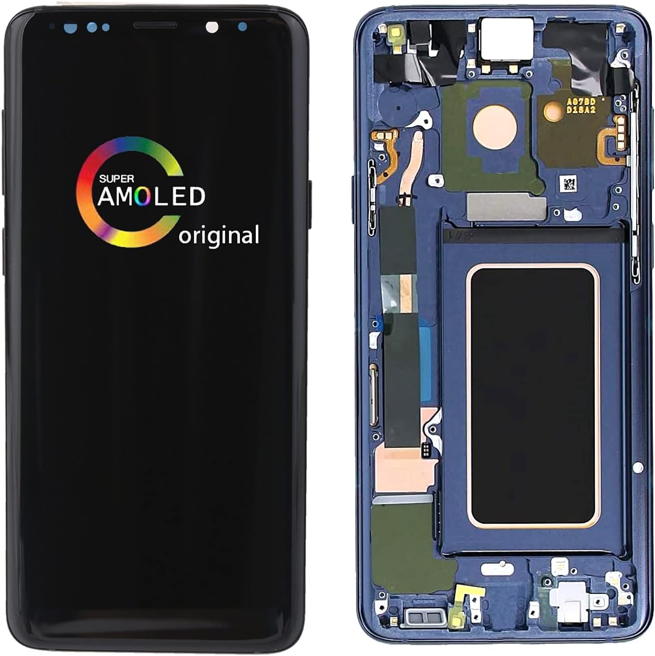 coral blue frame amoled lcd digitizer screen touch assembly replacement lcd display for samsung galaxy s9plus g965 g965u g965w g9650 sm g965f sm g96