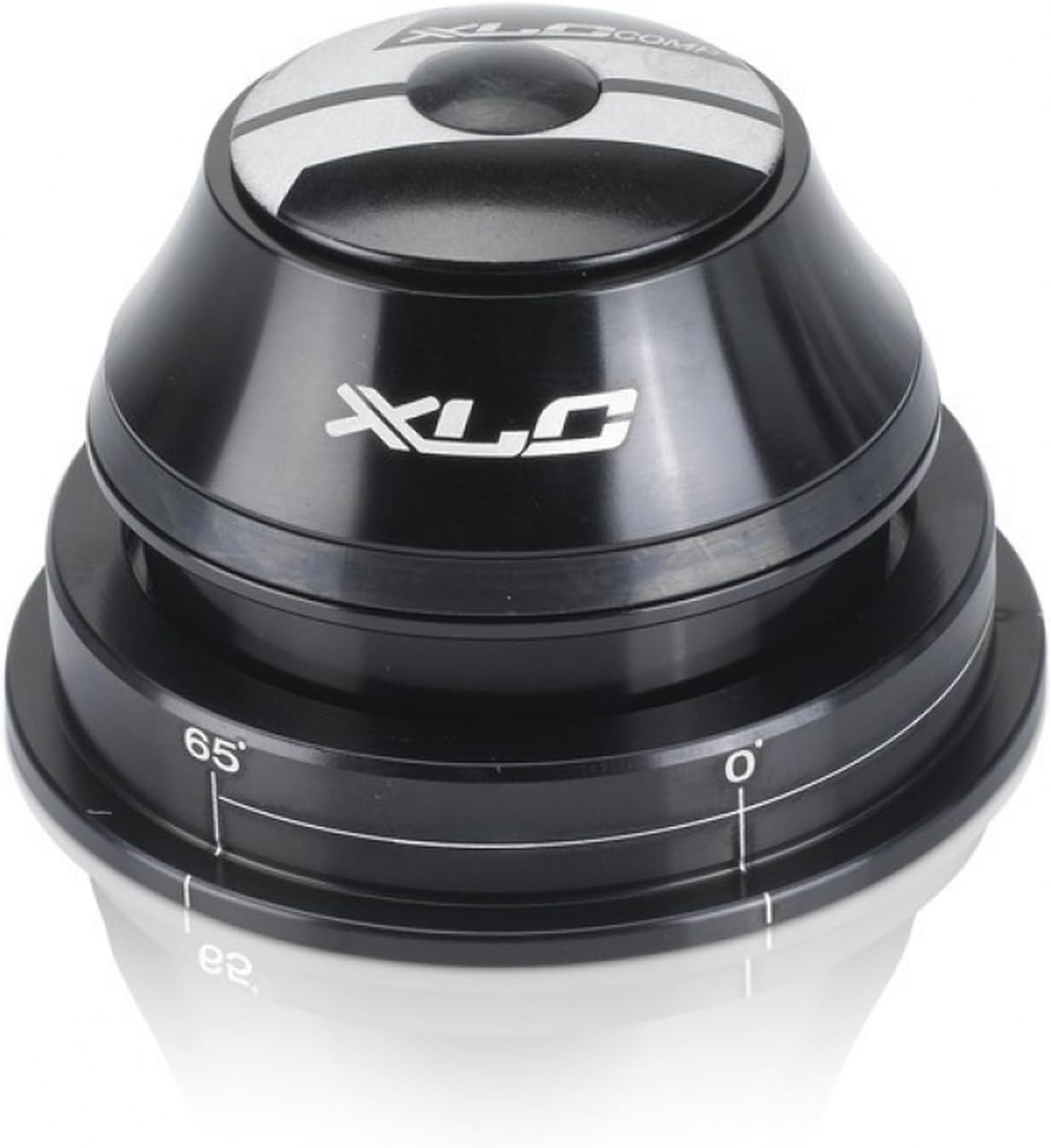 XLCComp A-Head Accessories HS I11 1 1/8 – 1.5 Zoll tapered Semi Integrated Headset Assembly – Black, 2500508900
