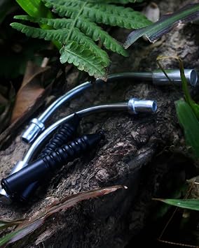 Bike V Brake Noodle Cable Stainless Steel Guide Pipe Rubber Boots Set Mountain Bicycle Accessories-1 Set