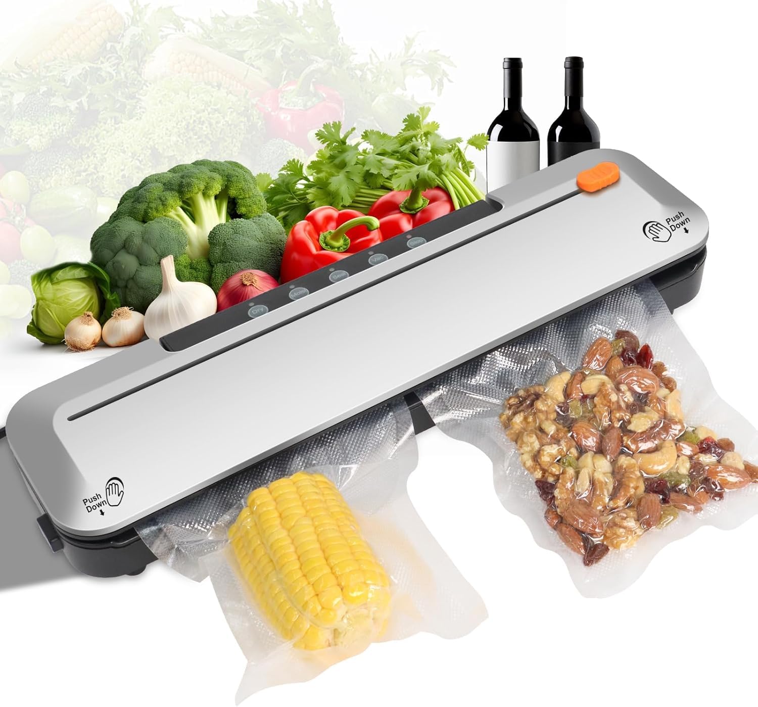 Machine de mise sous vide pour préserver les aliments secs et humides sans givre