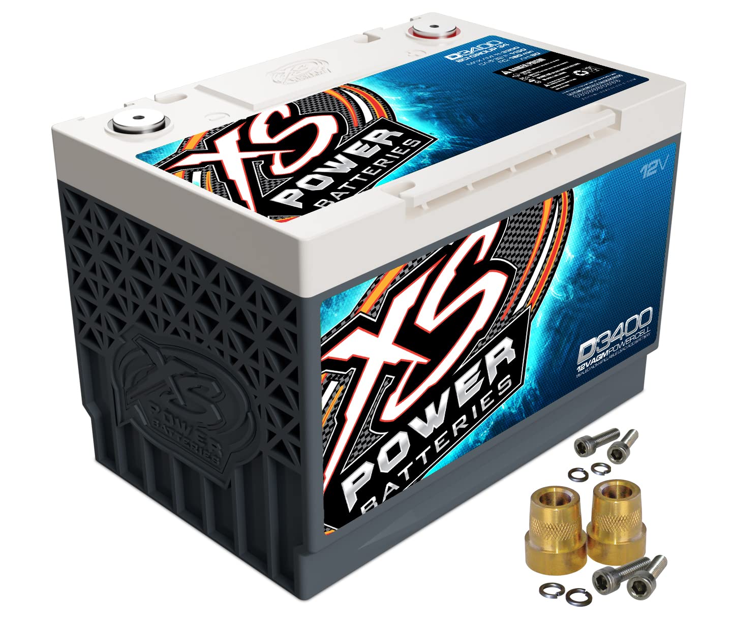 Power D EZ + DVD3枚 Amazon.com: XS Power D3400 AGM Battery With 586 Brass Posts