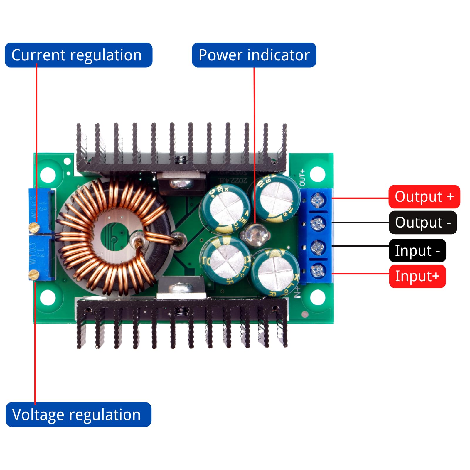 Step Down Converter DC-DC przetwornik 7-40 V do 1,2-35 V regulator napięcia 300 W Buck Converter 12 V 24 V zasilacz moduły