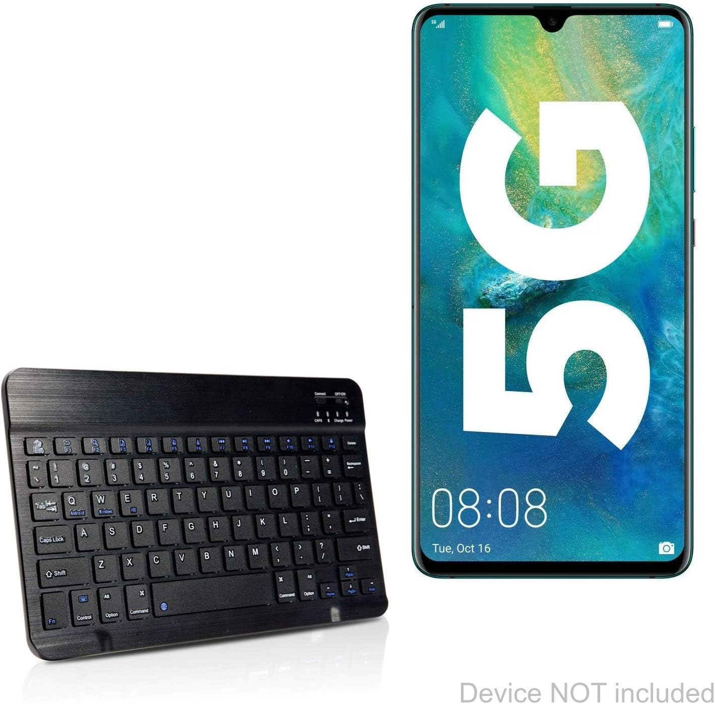 Amazon Com Keyboard For Huawei Mate 20 X 5g Keyboard By Boxwave Slimkeys Bluetooth Keyboard Portable Keyboard With Integrated Commands For Huawei Mate 20 X 5g Jet Black Electronics