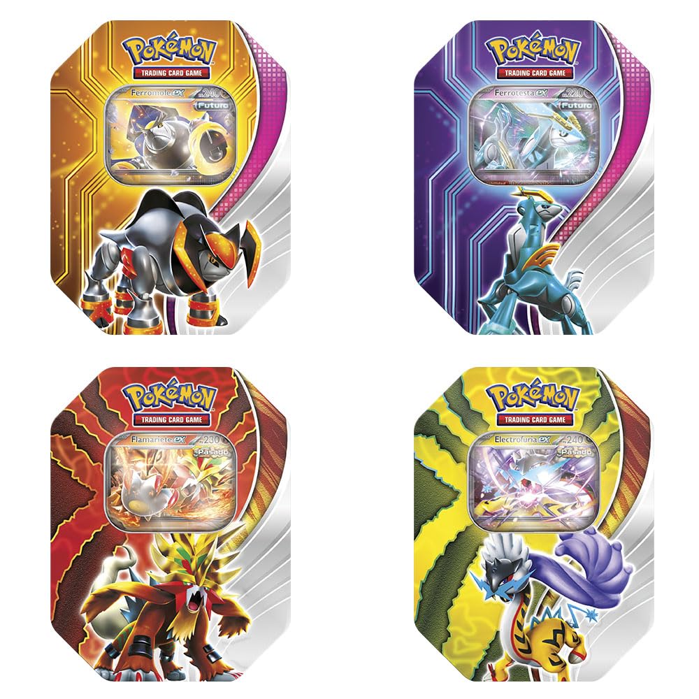 Bandai PC50534 Juego de Cartas Pokémon TCG: Fall ex Tins, Multicolor, CREA tu mazo y desafía a Tus Amigos en duelos épicos, Coleccionable para los Amantes del Anime, Versión en Español