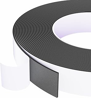 Black Foam Weather Stripping Door Seal,1 Inch Wide X 1/17Inch Thick,Foam Insulation Tape,Air Conditioner Window Seal,Door soundproofing,Total 33 Feet Long