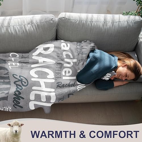 Miniatura 57 de Se envía al día siguiente, mantas personalizadas y mantas personalizadas con nombre manta de franela personalizada para niños, manta de Navidad