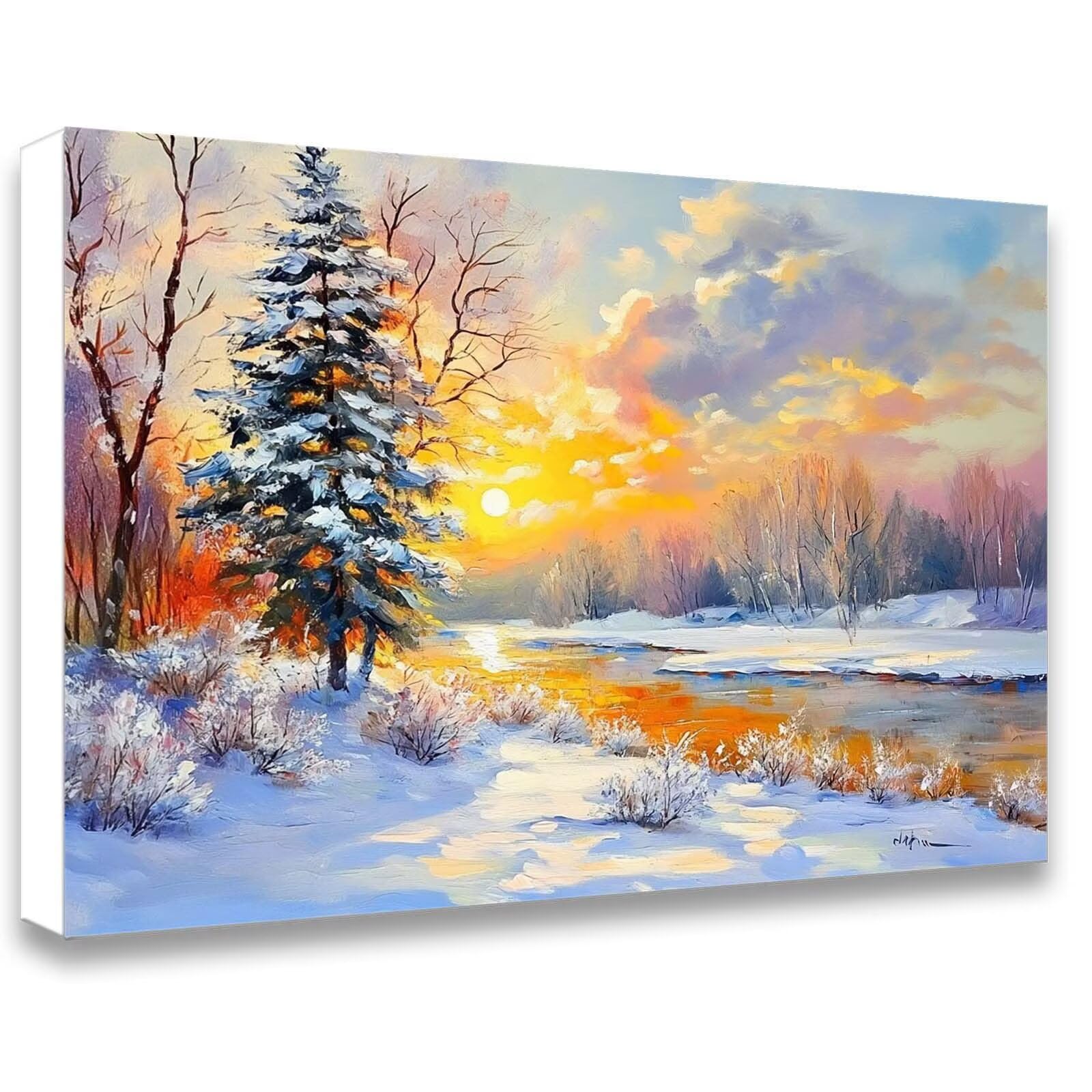 Dipingere con i Numeri Adulti paesaggio, Paint by Numbers 70x90cm j0-715