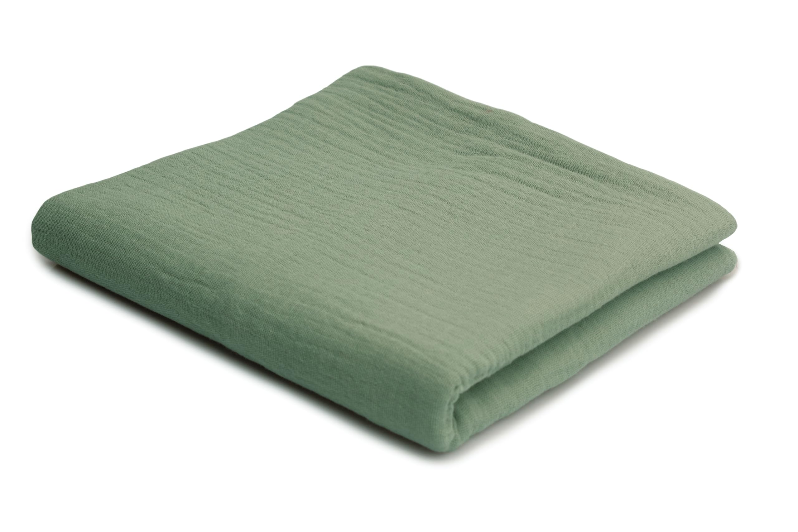 Cotton Muslin Double Gauze 50 x 130 cm (Sage)