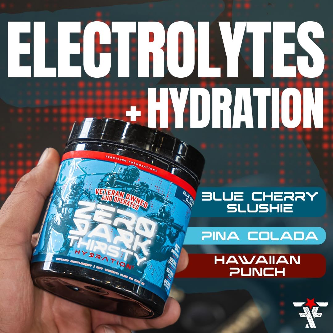 Zero Dark Thirsty - Hydration Drink Mix | Pina Colada; 50 Servings | Contains Essential Electrolytes. Rapid Hydration. Replenish Lost Nutrients