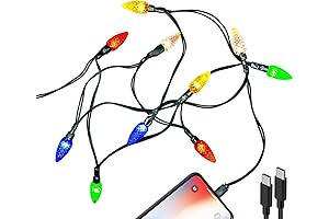Pack of 2 Phone Charging Cables Christmas Lights