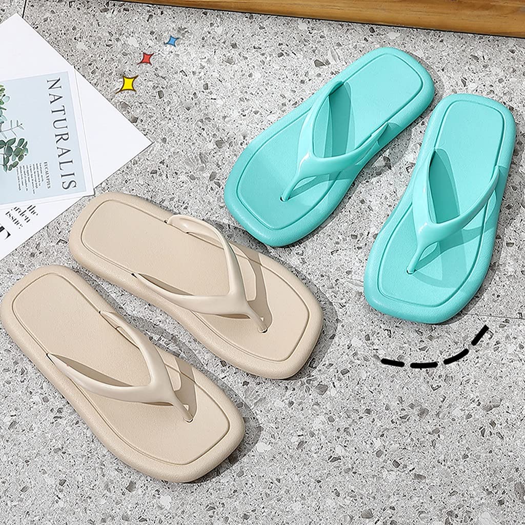 Teenslippers Heren Ultralicht Plat Massage Schoenen Pantoffels, Antislip Douche Spa Bad Zwembad Gym Glijbanen Flip Flop Open Teen Comfortabele Zachte