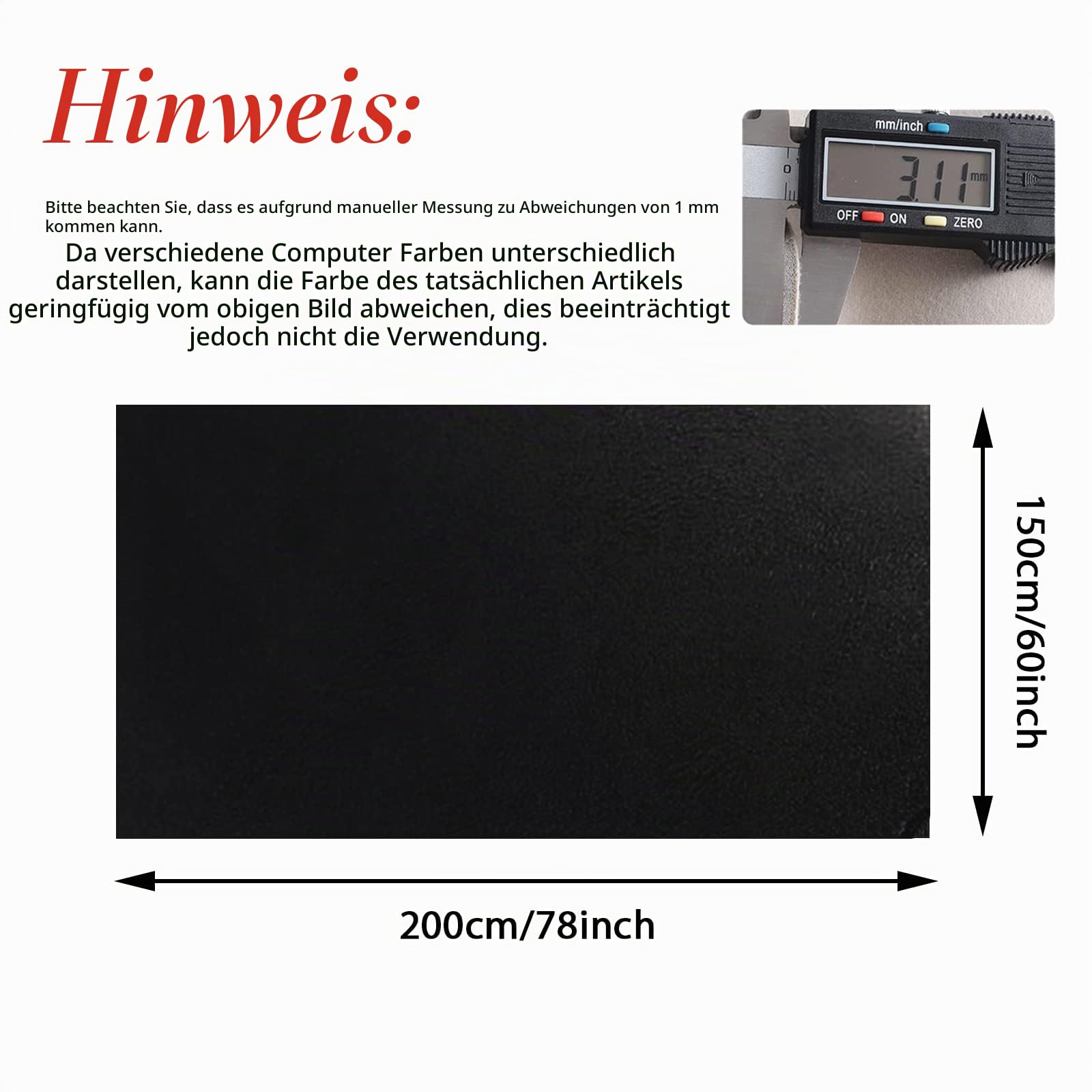 MOTUKA 200,7 cm L × 152,4 cm B schwarzer Wildleder-Himmel-Stoff mit Schaumstoff-Rückenmaterial – Mikro-Wildleder-Headliner Stoff für Auto-Ersatz/Reparatur/Heimwerker