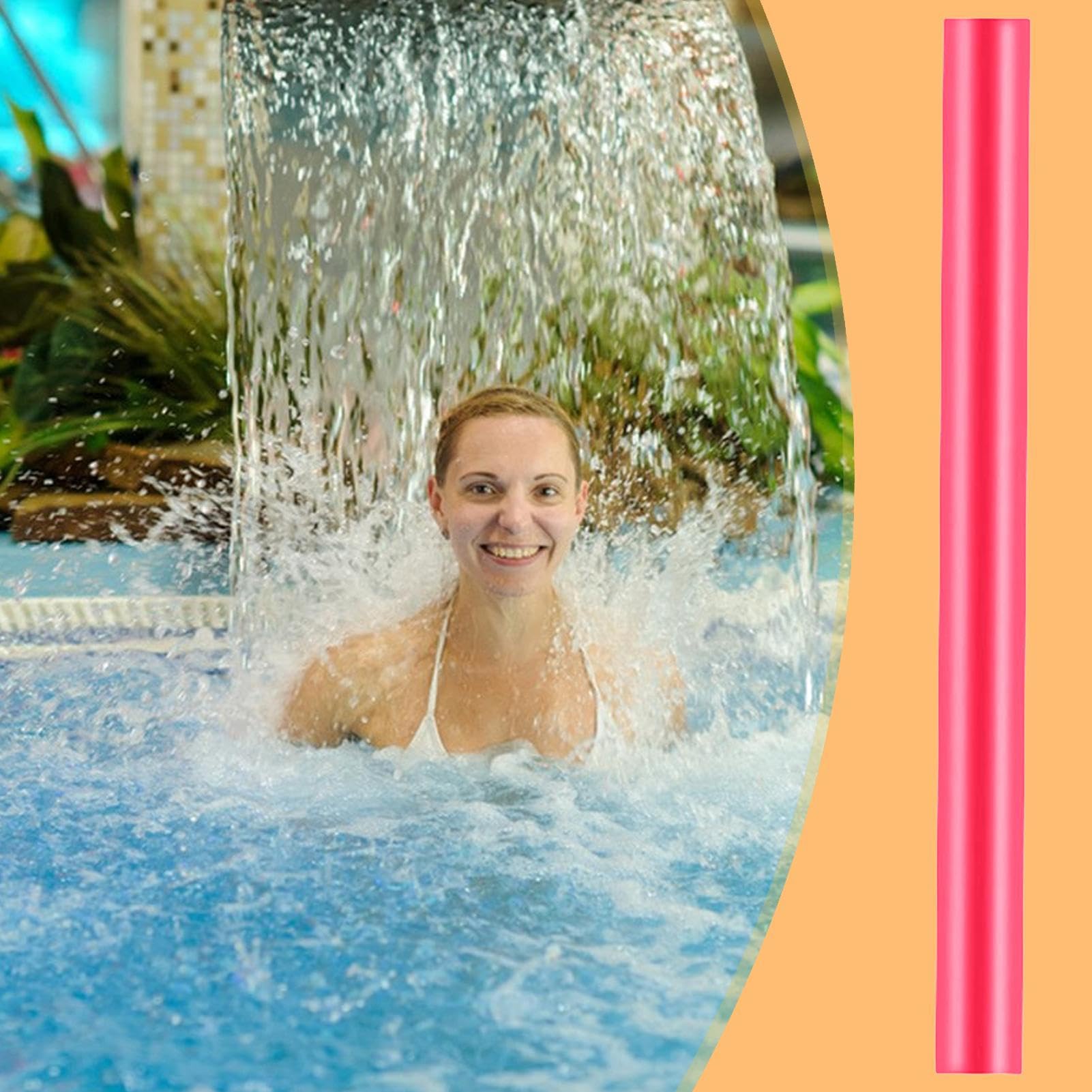 Noodles flessibili per piscina, tubo in schiuma per noodles galleggianti solidi/vuoti, bastone galleggiante, aiuto galleggiante per bambini e adulti