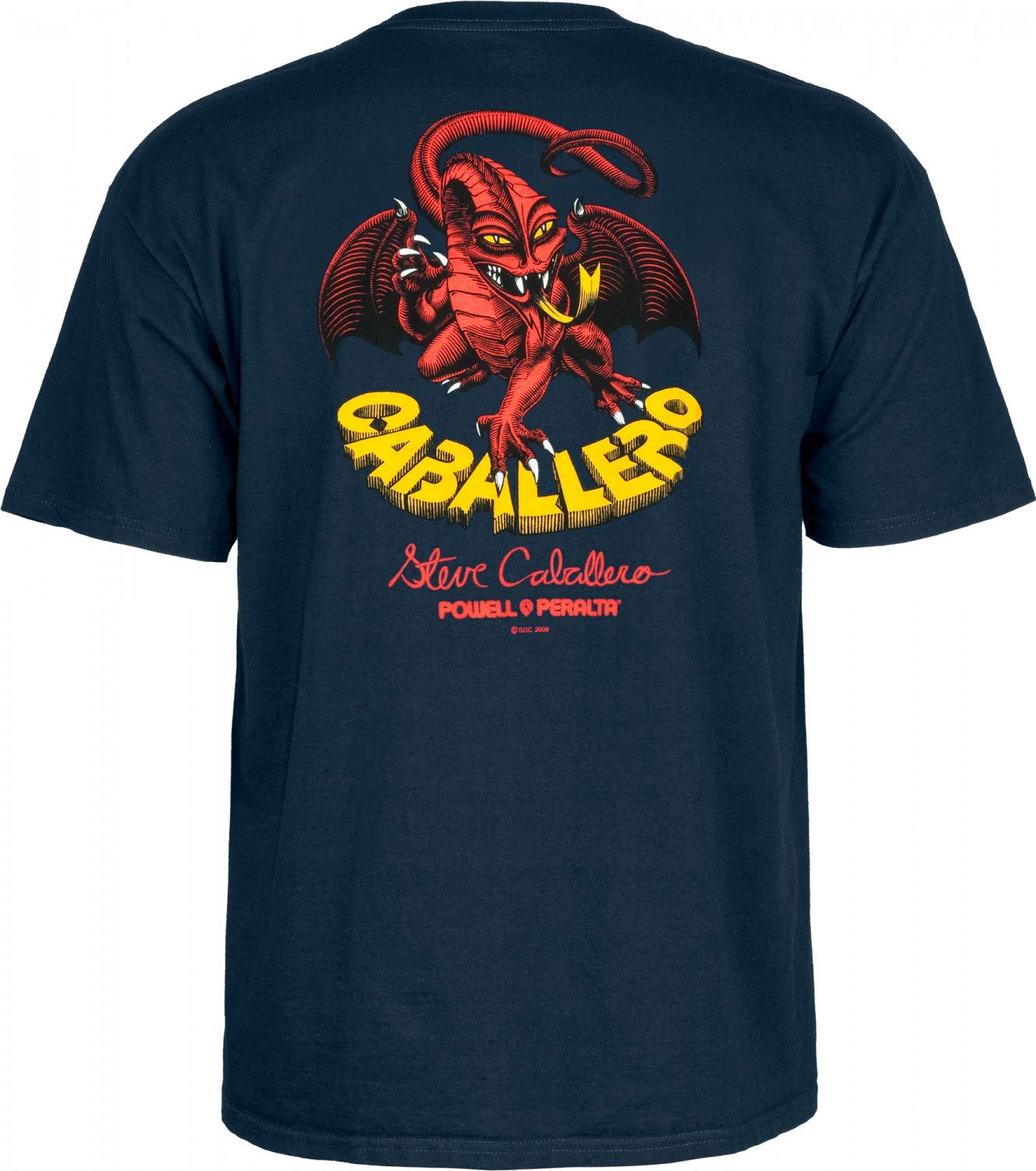 Powell Classic Camisa de Skate, Unisex Adulto