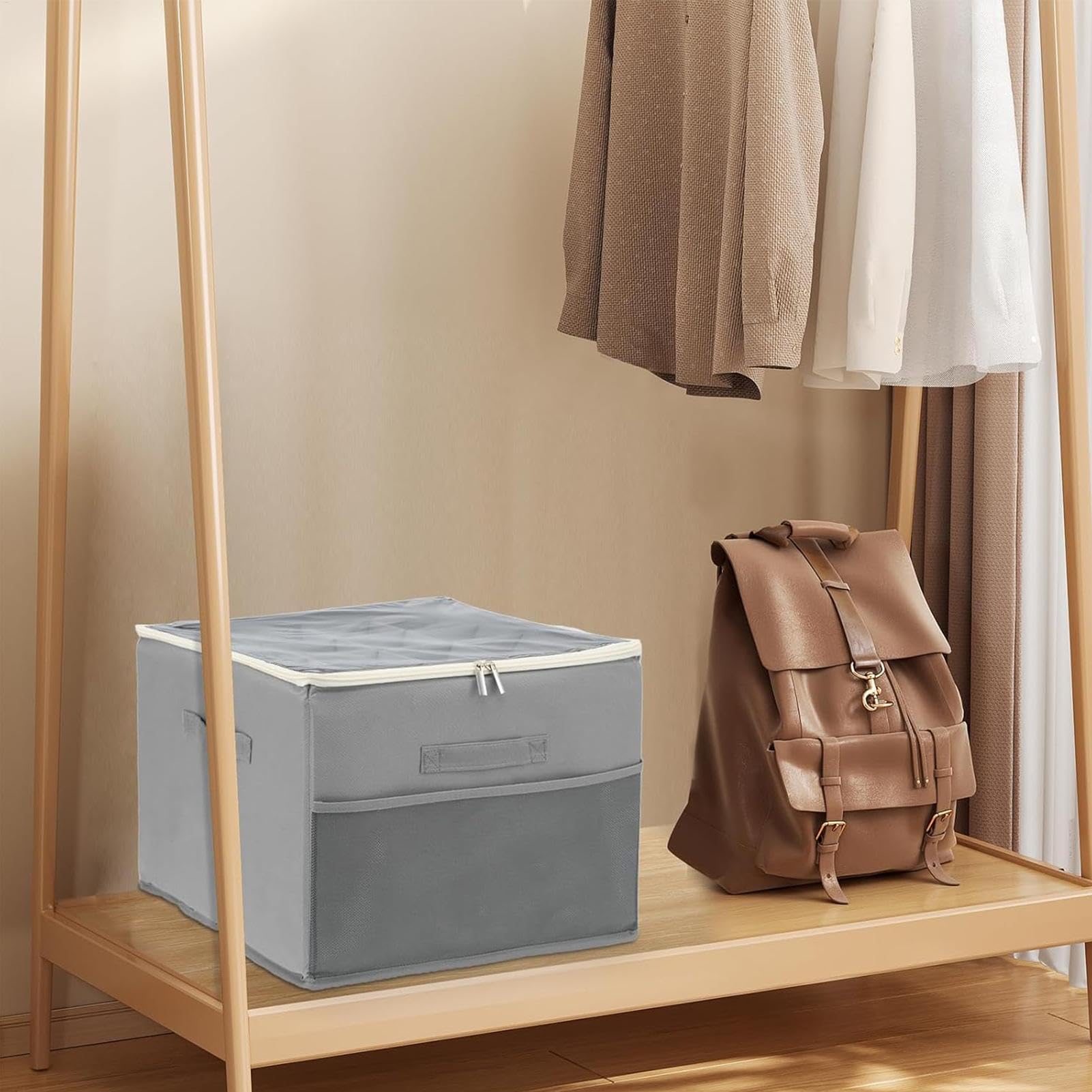 Scatola per scarpe, impilabile, trasparente, con coperchio trasparente