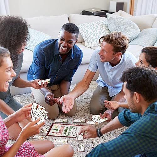 Miniatura 7 de Sosation Juego de 61 tarjetas de Navidad de adivinanzas, 60 tarjetas de adivinación de Navidad, 60 tarjetas de adivinar cuántas y 1 letrero para