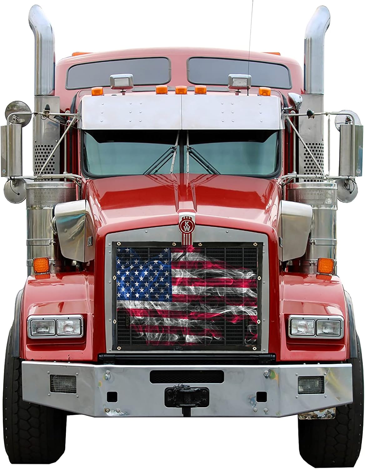 Smokey Flag Mesh Bug Screen for Kenworth T800(Bug Screen Only)
