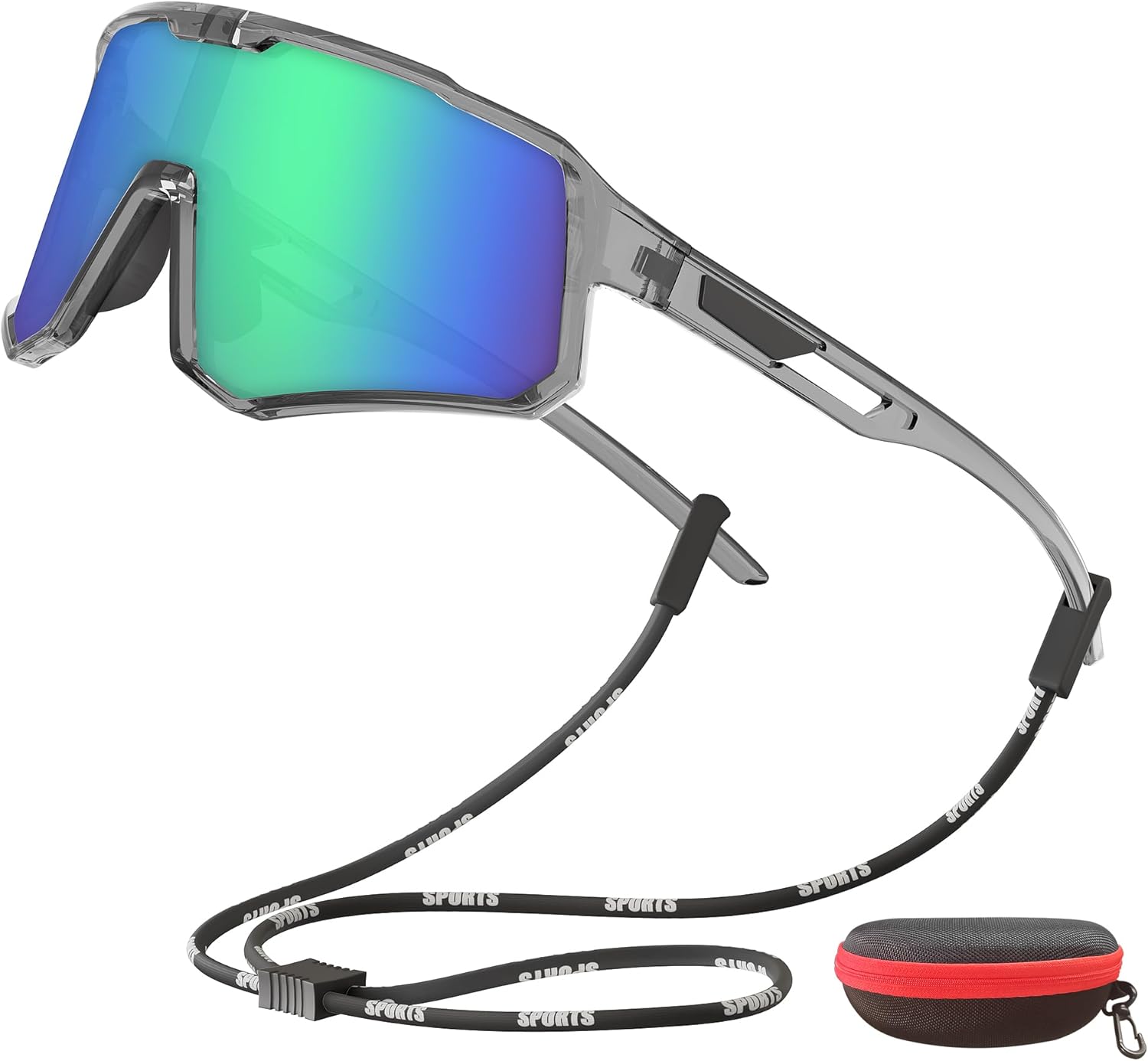 Cycling Sunglasses for Men Women Sports Sunglass Polarized UV Protection for Bicycle Running Baseball Glasses