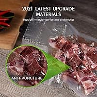 Vista 3 de Bolsas selladoras al vacío para alimentos – Bolsas de sellado de comida – 20 rollos de 11 pulgadas x 20 unidades – XinBaoLong grado comercial