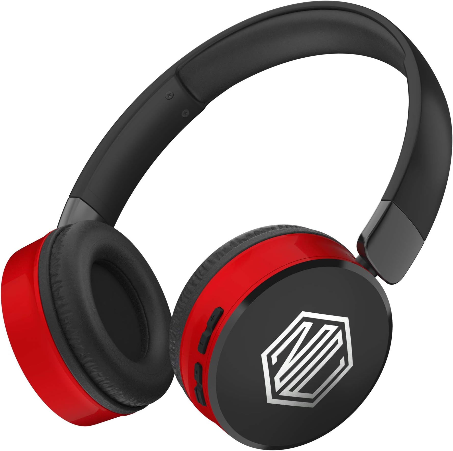 Nu Republic Dubstep Wireless Headphones with Mic (Red and Black)