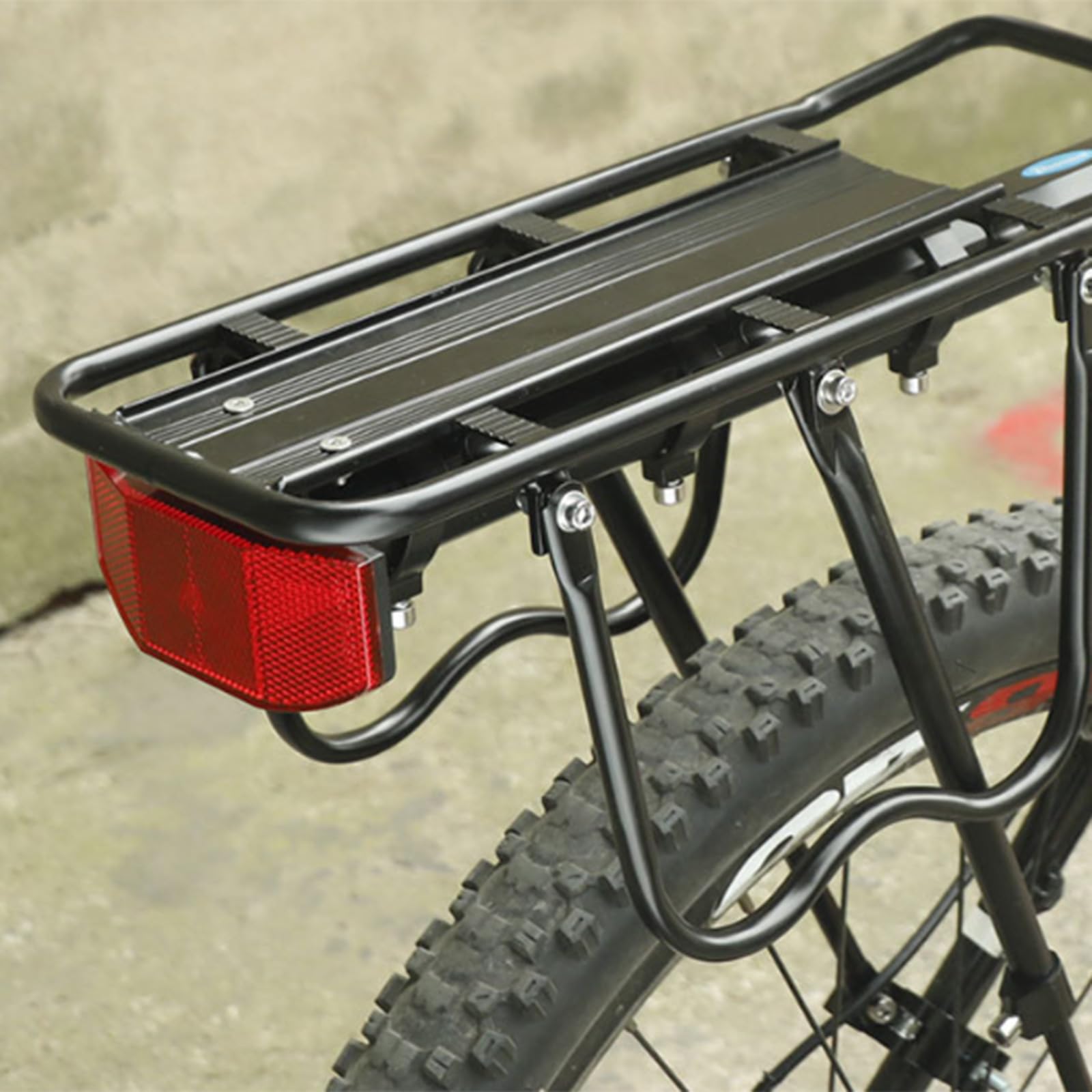 Portapacchi Fanali Posteriori Luce di Avvertimento Bike Sedili Posteriori Rack Riflettente Ciclismo Attrezzatura Avventura