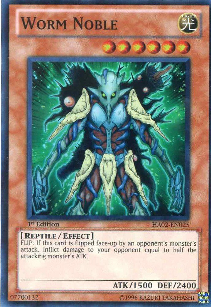 Yu-Gi-Oh! - Worm Noble (HA02-EN025) - Hidden Arsenal 2-1st Edition
