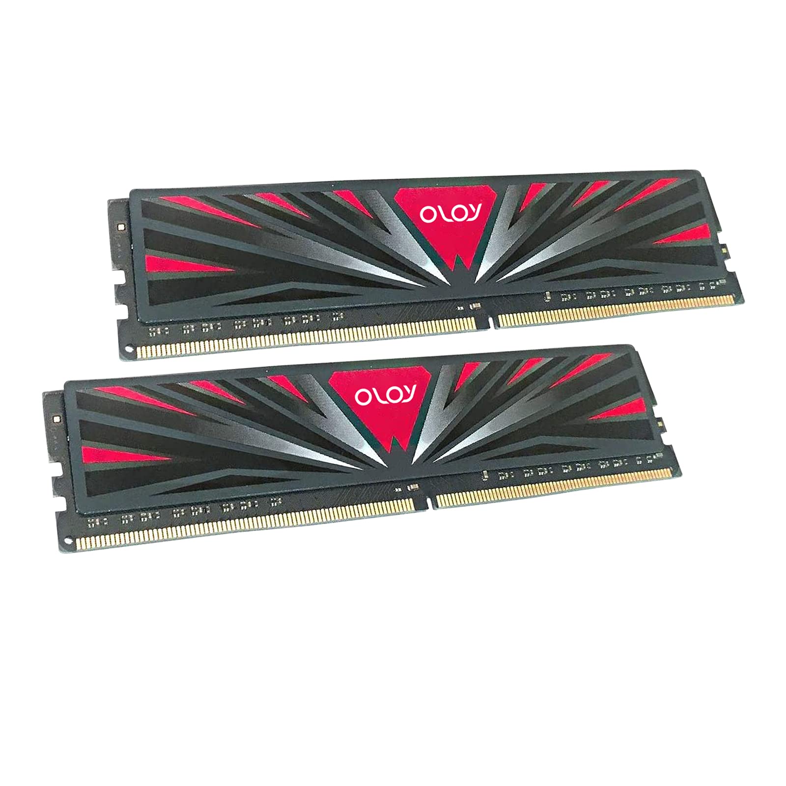 OLOy DDR4 RAM 16GB (2x8GB) Black Hummingbird 2400 MHz CL17 1.2V 288-Pin Desktop UDIMM (MD4U082417BBDA)